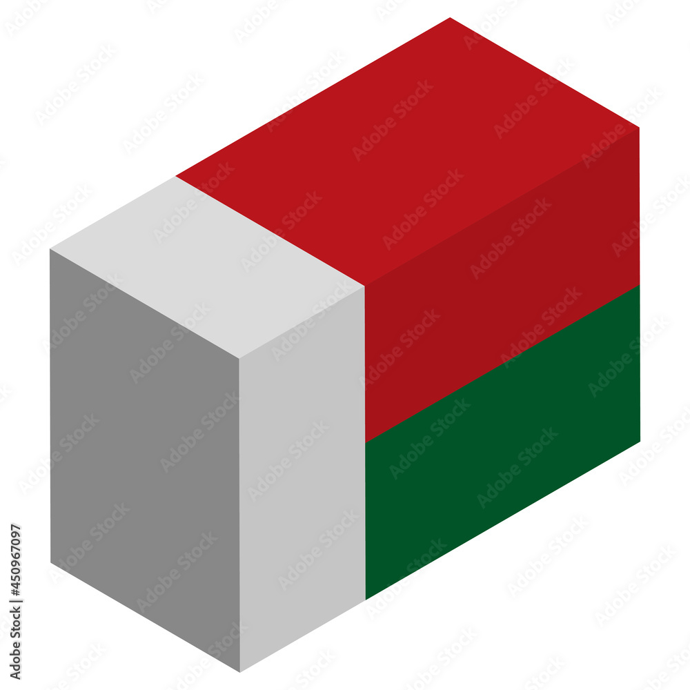 National flag of Madagascar National flag of Madagascar