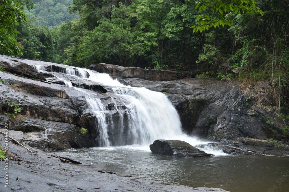 Fototapeta premium waterfall, water, nature, scenery 