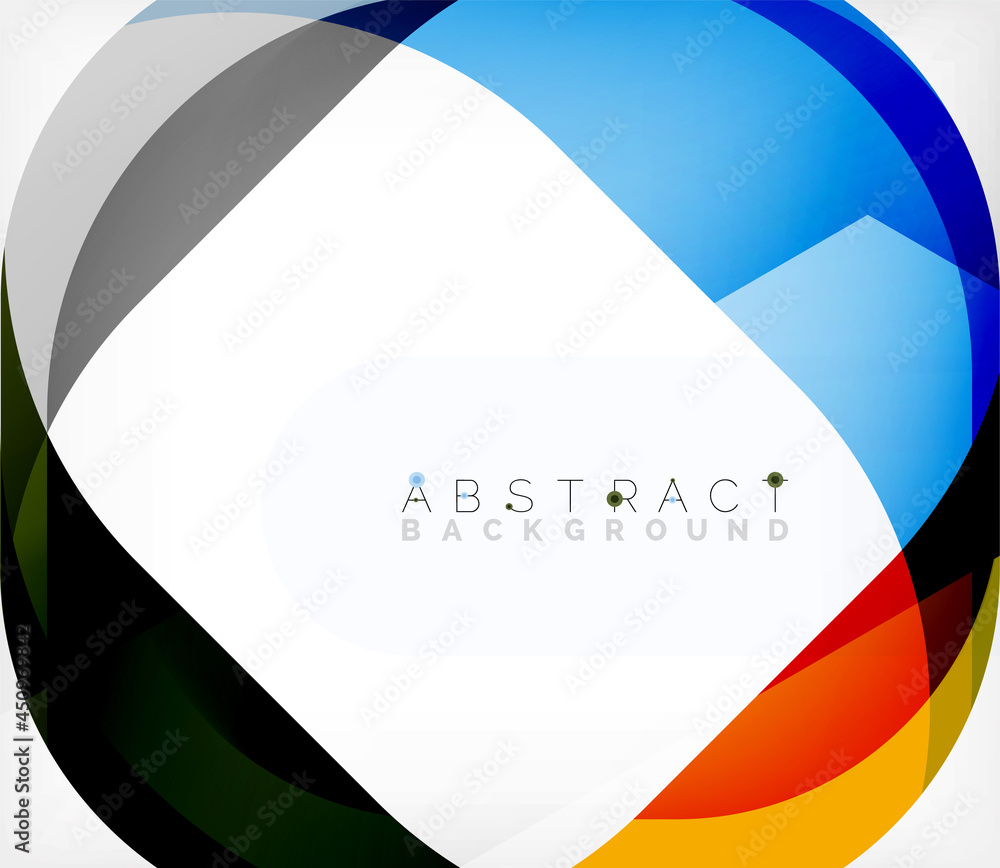 Abstract square shape with overlapping waves, minimal geometric background. Vector Illustration For Wallpaper, Banner, Background, Landing Page Abstract square shape with overlapping waves, minimal geometric background. Vector Illustration For Wallpaper, Banner, Background, Landing Page