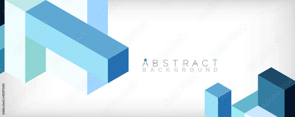 Abstract background. 3d cubes, cubic elements and blocks. Techno or business concept for wallpaper, banner, background, landing page Abstract background. 3d cubes, cubic elements and blocks. Techno or business concept for wallpaper, banner, background, landing page