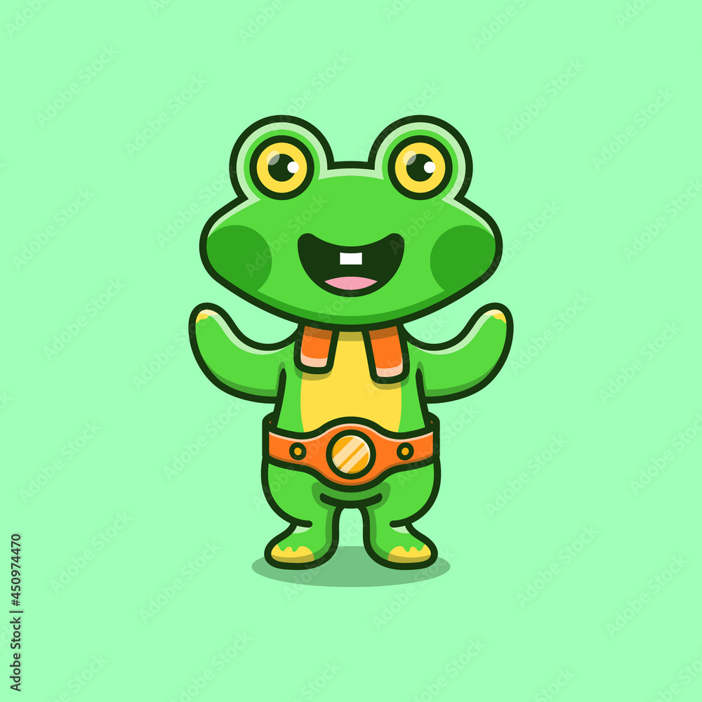 cute frog wins boxing match cute frog wins boxing match