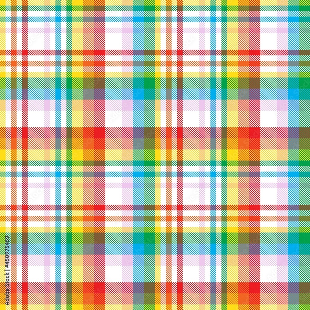 Rainbow Pastel Plaid textured Seamless Pattern Rainbow Pastel Plaid textured Seamless Pattern