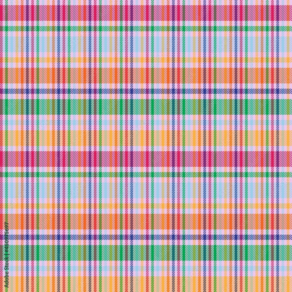 Rainbow Pastel Plaid textured Seamless Pattern Rainbow Pastel Plaid textured Seamless Pattern