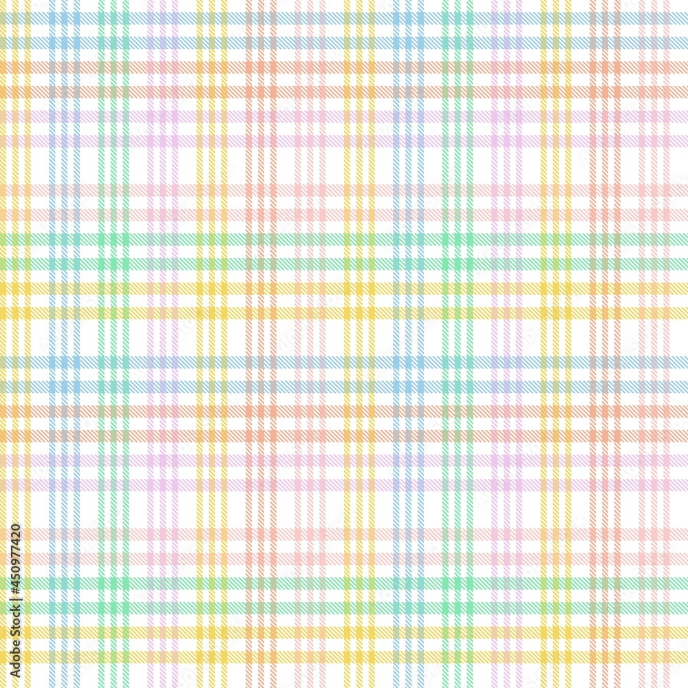 Rainbow Pastel Plaid textured Seamless Pattern Rainbow Pastel Plaid textured Seamless Pattern