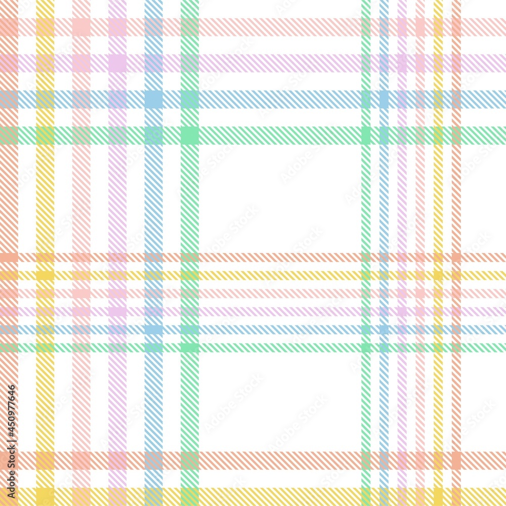 Rainbow Pastel Plaid textured Seamless Pattern Rainbow Pastel Plaid textured Seamless Pattern