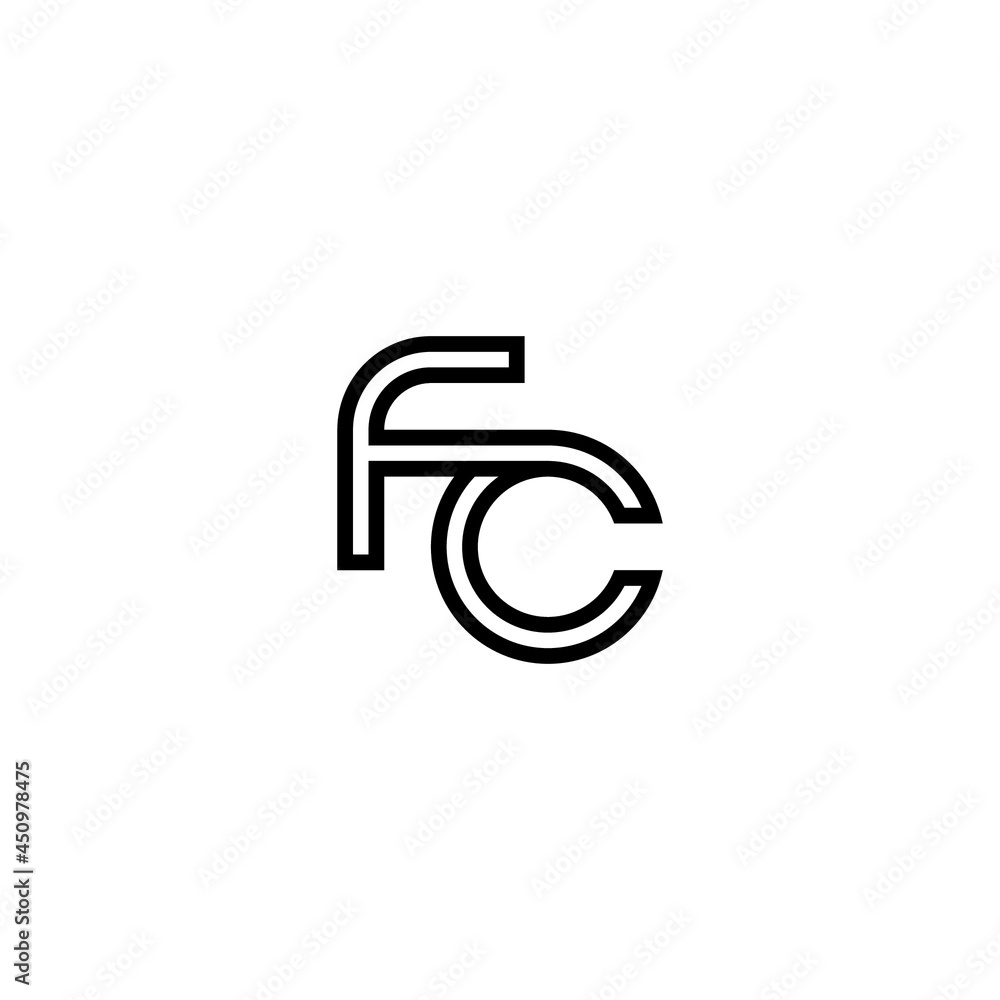 Letter FC logo or icon design Letter FC logo or icon design