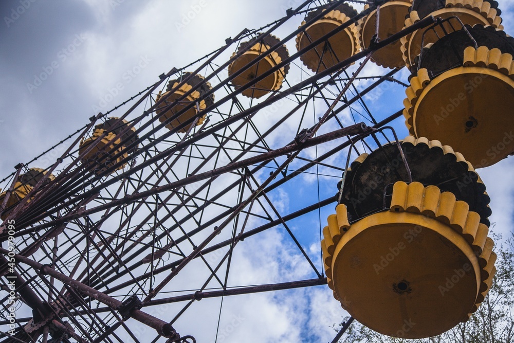 Old Ferris Wheel in the Chernobyl Exclusion Zone