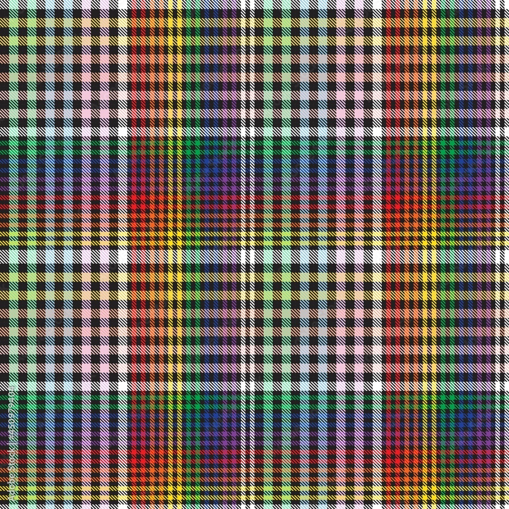 Rainbow Plaid Tartan Checkered Seamless Pattern Rainbow Plaid Tartan Checkered Seamless Pattern