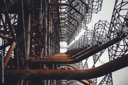 Canvas Print Duga Radar from the Chernobyl Exclusion Zone