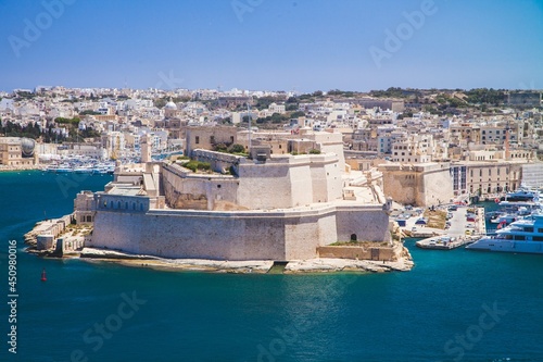 Photos Fort St. Angelo seen in Valletta, Malta