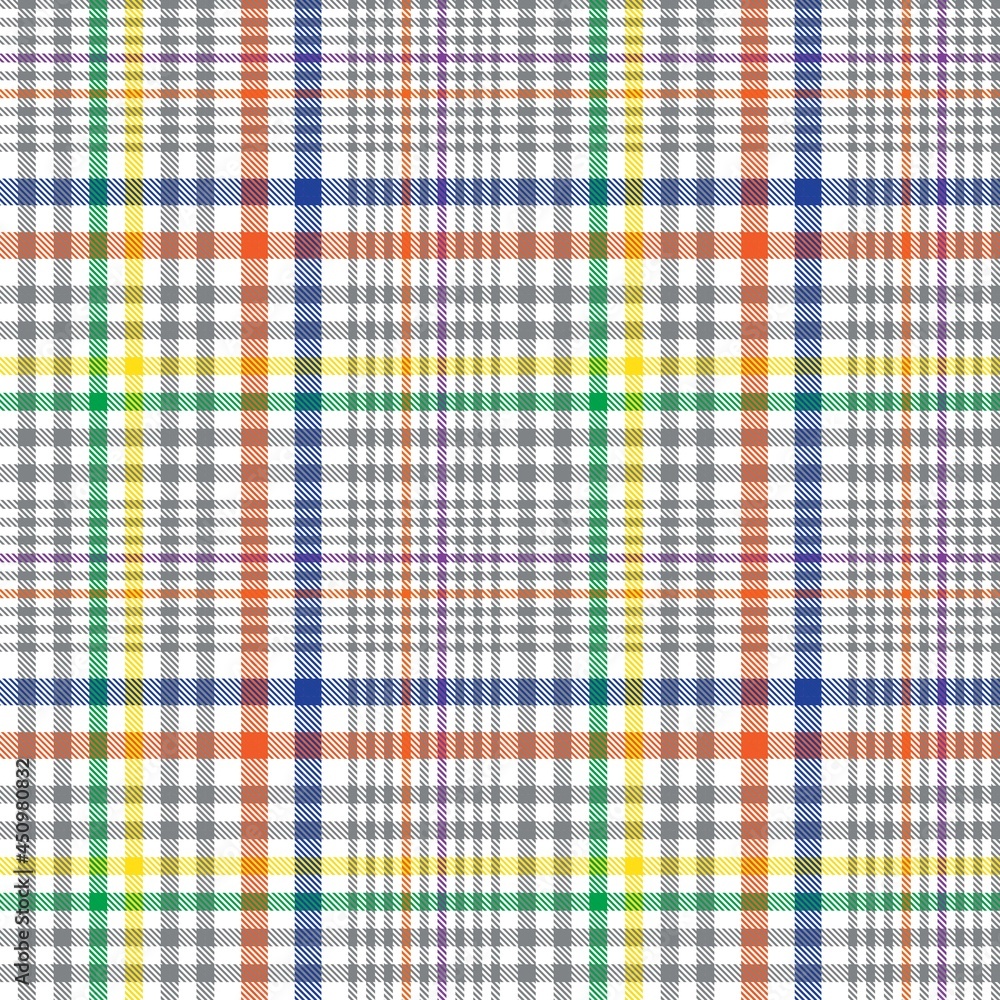 Rainbow Plaid Tartan Checkered Seamless Pattern Rainbow Plaid Tartan Checkered Seamless Pattern