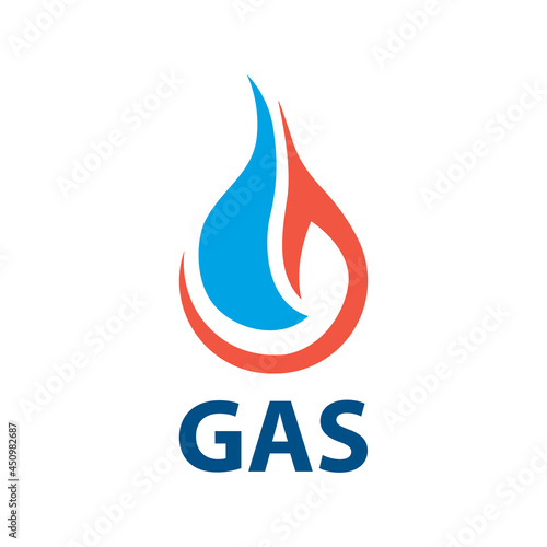 Vector logo of the gas station and equipment