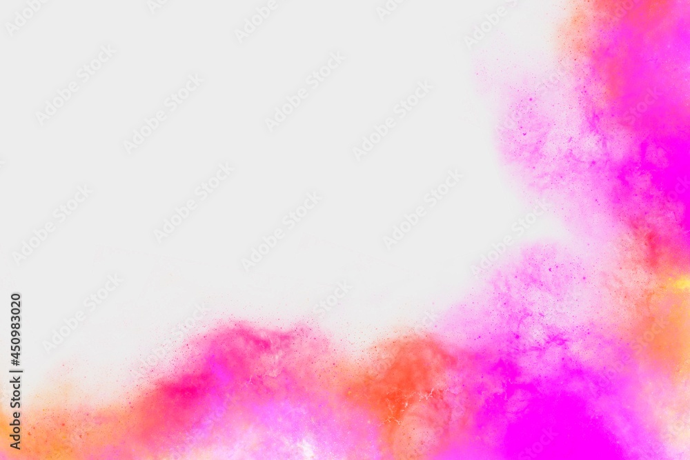 Abstract pink template with white copy space background.