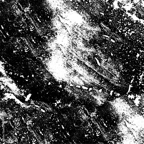 Black and white grunge background. Dirty pattern of scratches, dirt, dust