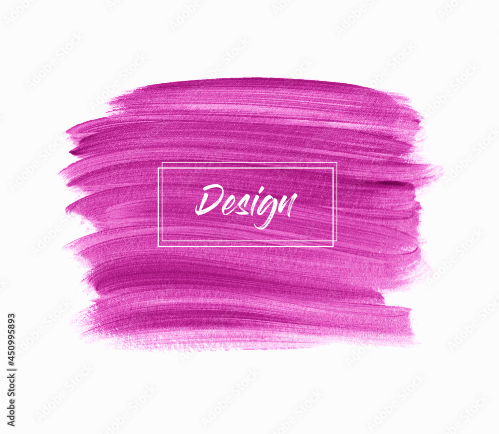 Brush painted acrylic abstract background vector. Perfect watercolor design for headline, logo and sale banner. 