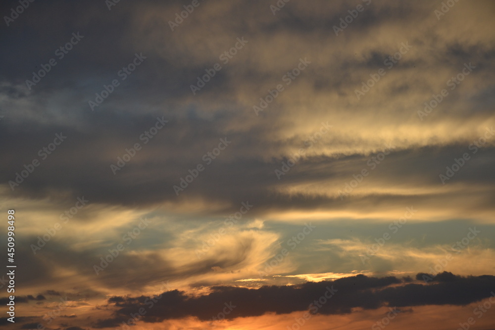 Obraz premium sky at sunset