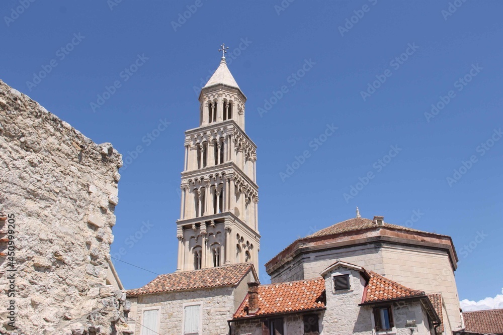 Tower of Diocletian's Palace, Split, Croatia