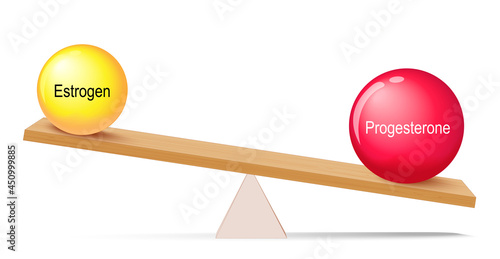 estrogen and progesterone. lever.