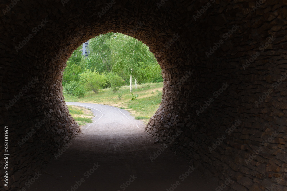 tunnel in the park tunnel in the park
