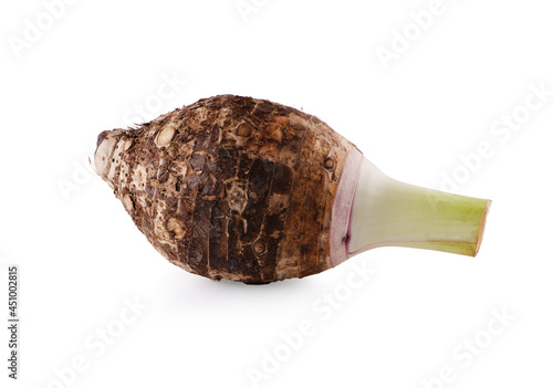  taro isolated on white background