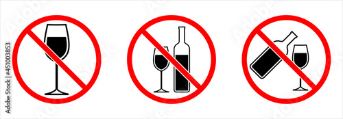 No Alcohol Sign M_2108001