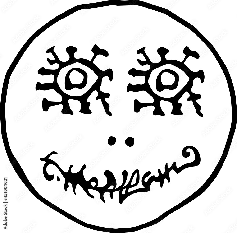 illustration of a Fantasy Face illustration of a Fantasy Face