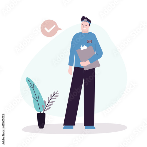 Doctor, surgeon or nurse in uniform. Medical professional. Concept of healthcare. Hospital and ambulance worker. Private clinic. Medical personnel
