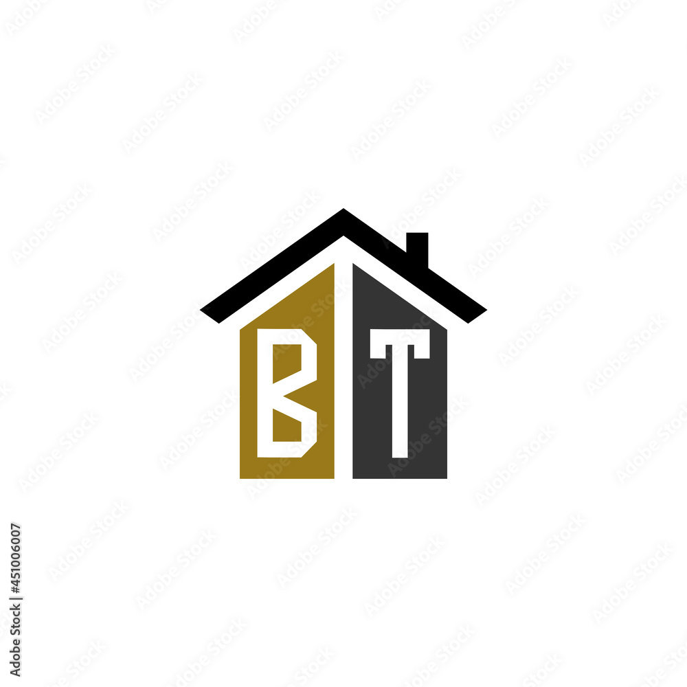bt home logo design vector luxury linked bt home logo design vector luxury linked