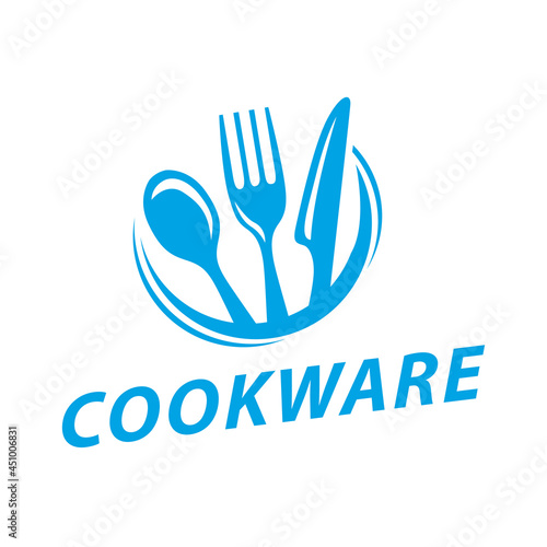 Vector logo of the cookware, dining utensils store