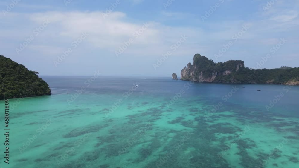 Loh Dalum Beach on Phi Phi Island, Thailand Loh Dalum Beach on Phi Phi Island, Thailand