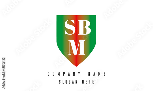 SBM shield creative latter logo victor photo