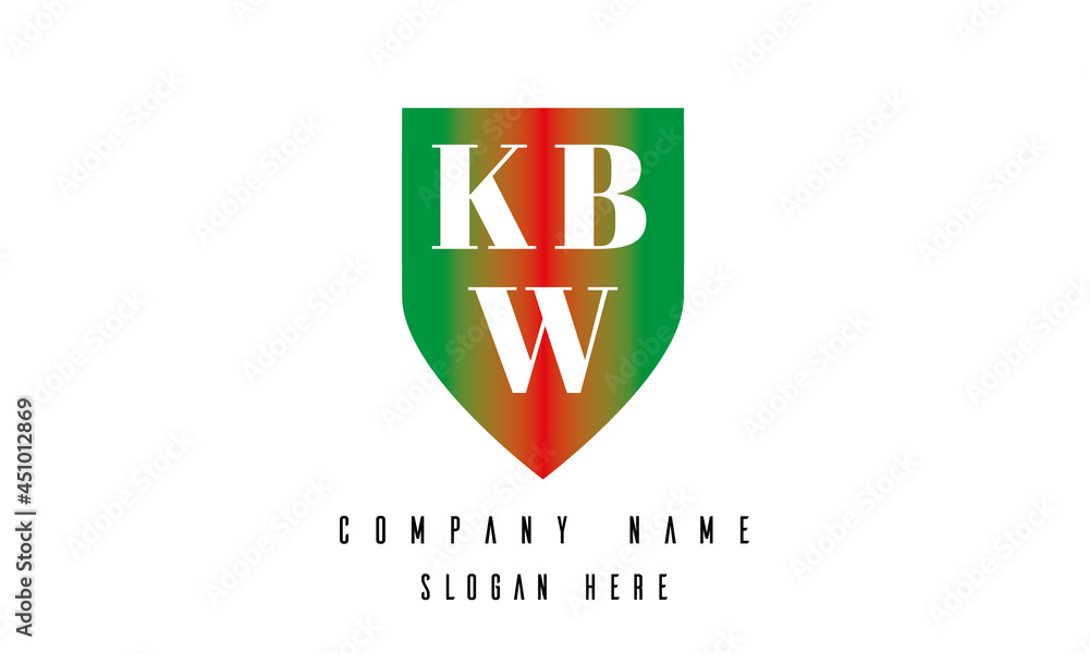 KBW shield creative latter logo victor