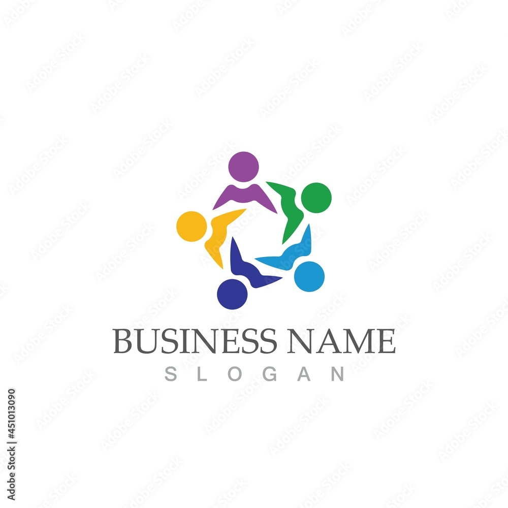 Community, network and social icon Community, network and social icon