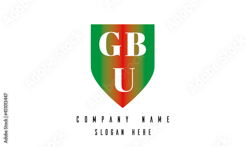 GBU shield creative latter logo victor photo