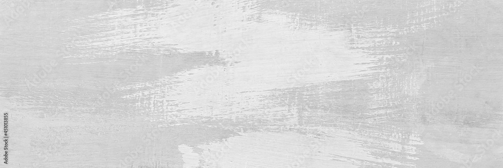 Naklejka premium Panorama of White vintage wooden table top pattern texture and seamless background