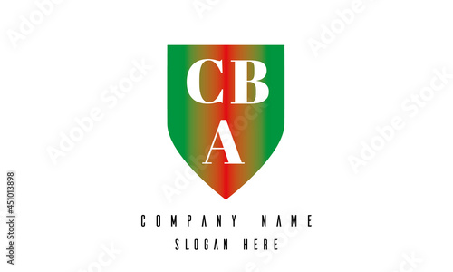 CBA shield creative latter logo victor