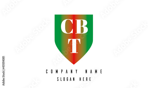 CBT shield creative latter logo