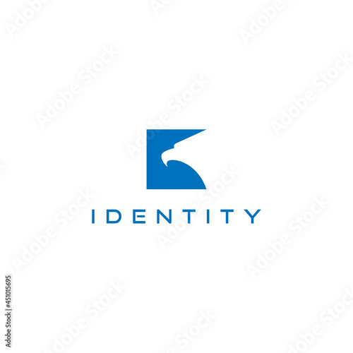 creative eagle logo design. logo template
