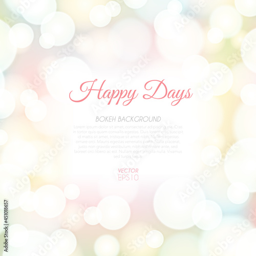 Soft spring bokeh background
