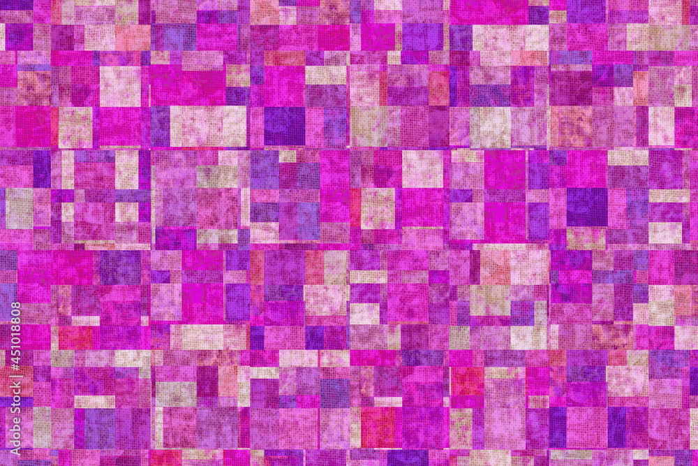 Fototapeta premium 紫のモザイク模様