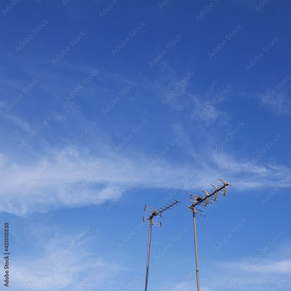 antenna on sky antenna on sky
