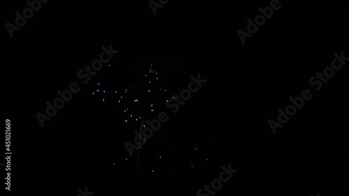 シンプルな花火