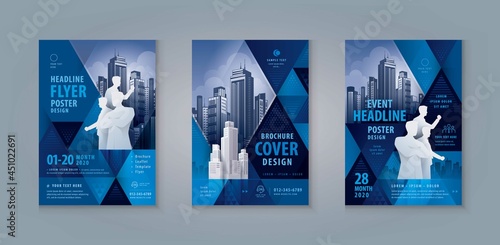 Corporate book cover design template, Business Leaflet Brochure Flyer template