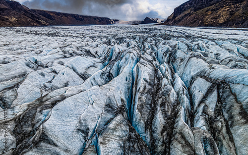 Svínafellsjökull glacier (Iceland)