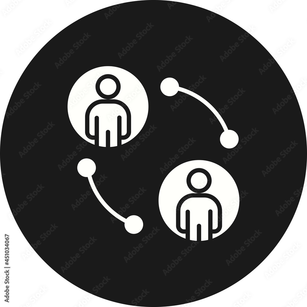 Connections Glyph Inverted Icon Design Connections Glyph Inverted Icon Design