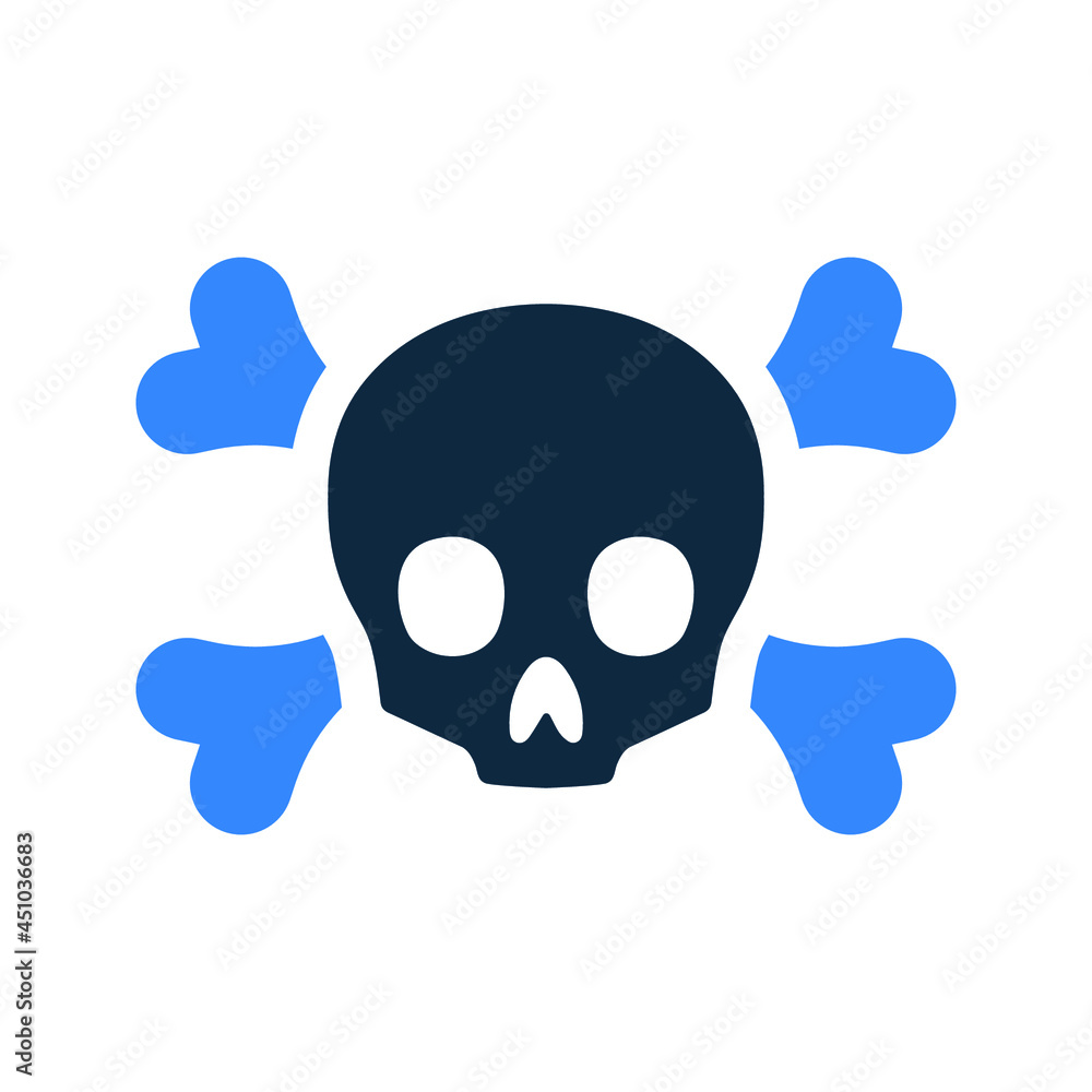 Danger, warning icon. Simple editable vector design isolated on a white background. Danger, warning icon. Simple editable vector design isolated on a white background.