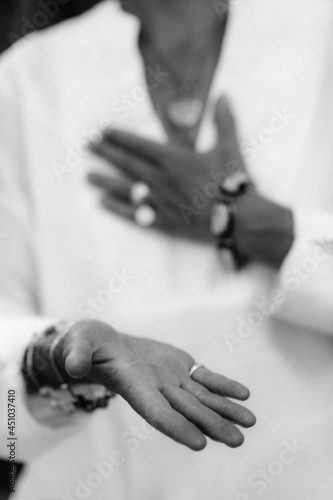 Giving Ability Meditation, Hands Gesture