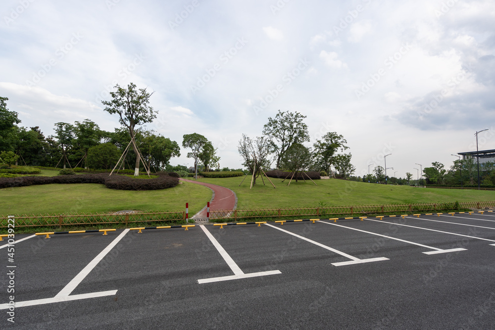 Obraz premium parking lot