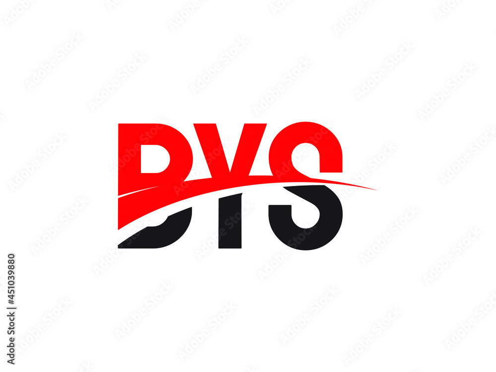 Obraz premium BYS Letter Initial Logo Design Vector Illustration