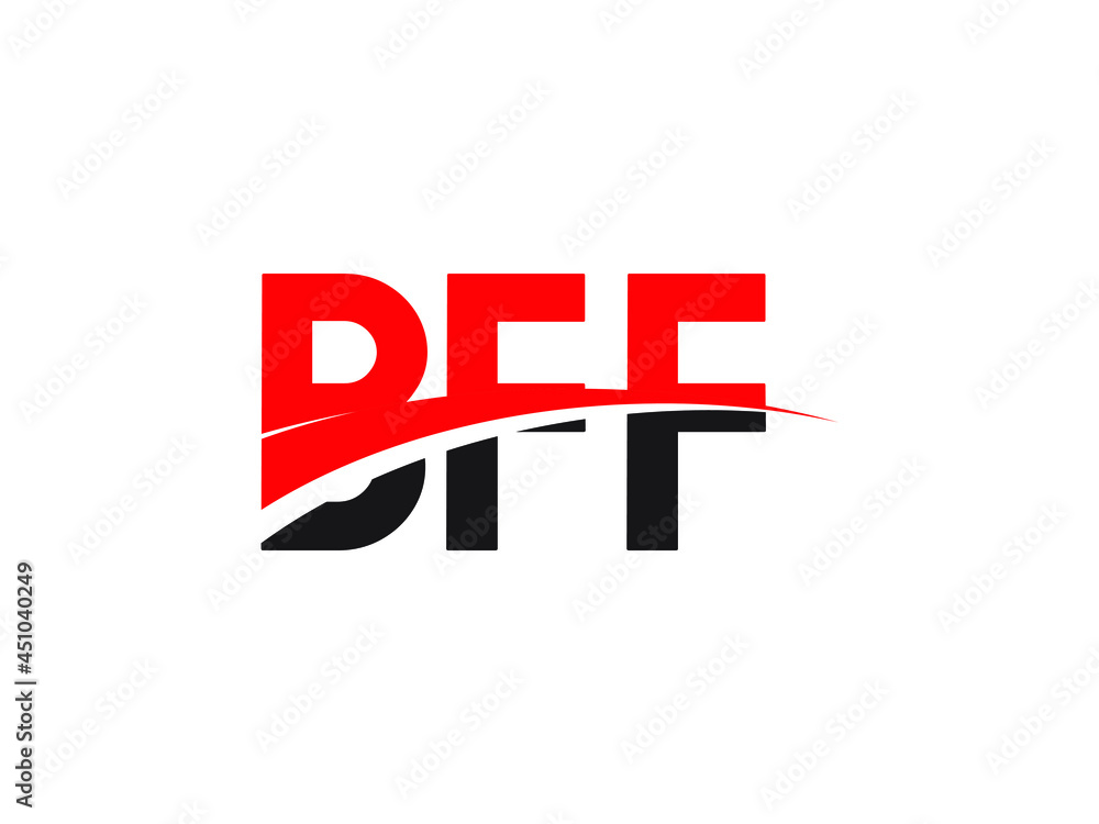 BFF Letter Initial Logo Design Vector Illustration BFF Letter Initial Logo Design Vector Illustration